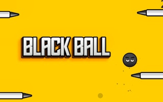 Image Falling Black Ball